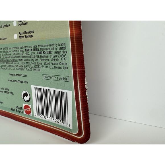 NIB Disney Pixar Cars Final Lap Collection #162 Hooman 1:55 Diecast Car - Picture 5 of 5